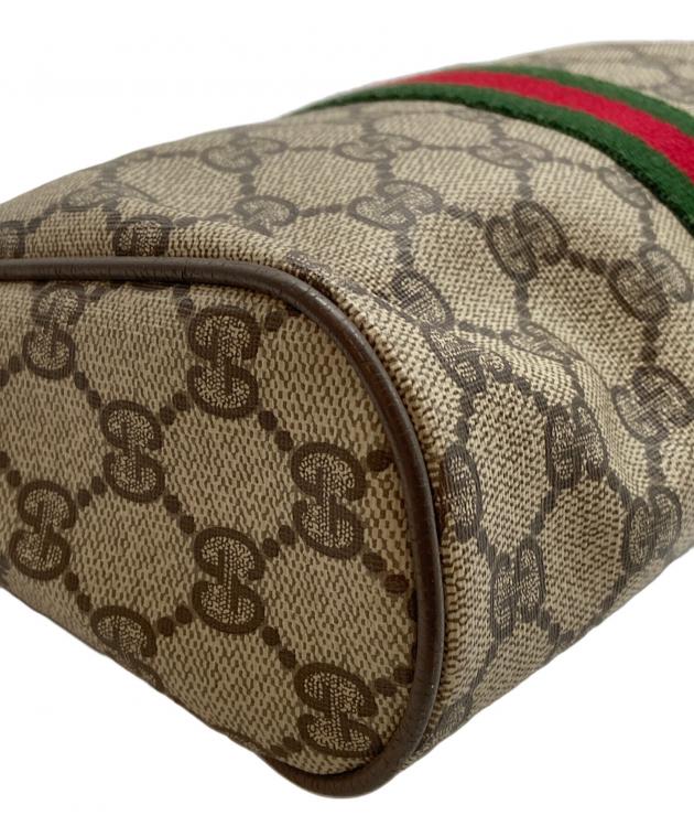GUCCI モノグラム クラッチバッグ 中古・古着通販】GUCCI (グッチ) クラッチバッグ ブラウン｜ブランド