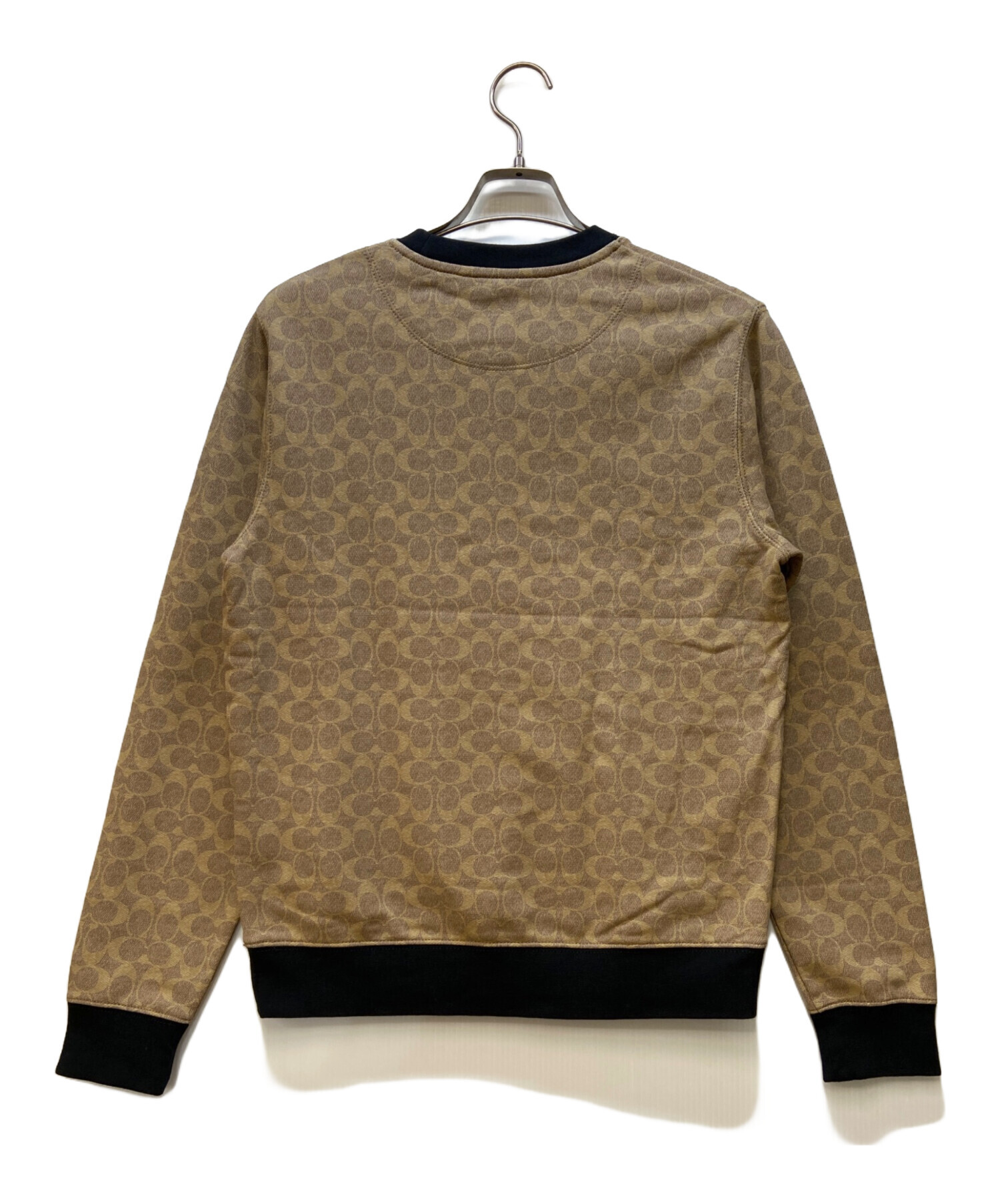 中古・古着通販】COACH (コーチ) クルーネックスウェット カーキ 