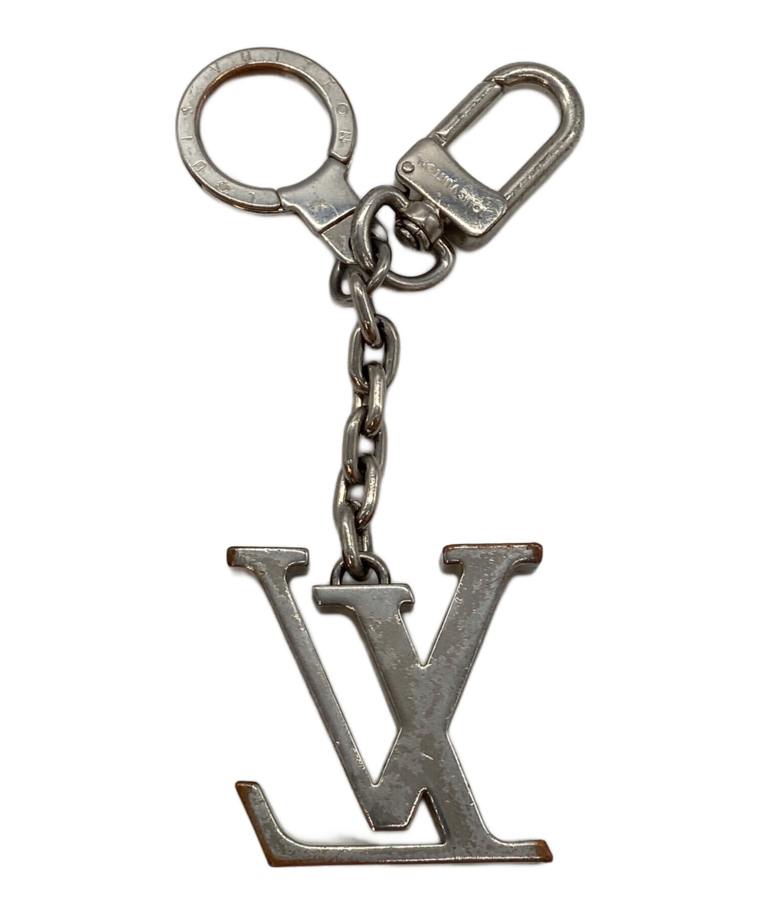 【良品】ルイ・ヴィトン ポルト・クレ・イニシャル LVキーホルダー 中古・古着通販】LOUIS VUITTON (ルイ ヴィトン) ポルトクレ