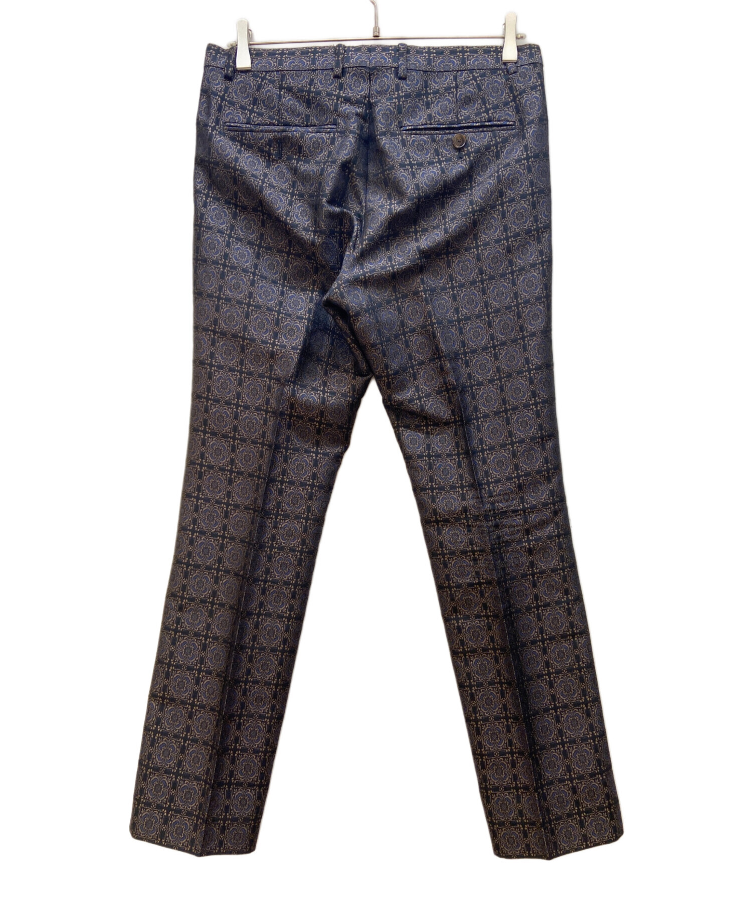 中古・古着通販】GUCCI (グッチ) スラックス ブラック×ブラウン サイズ