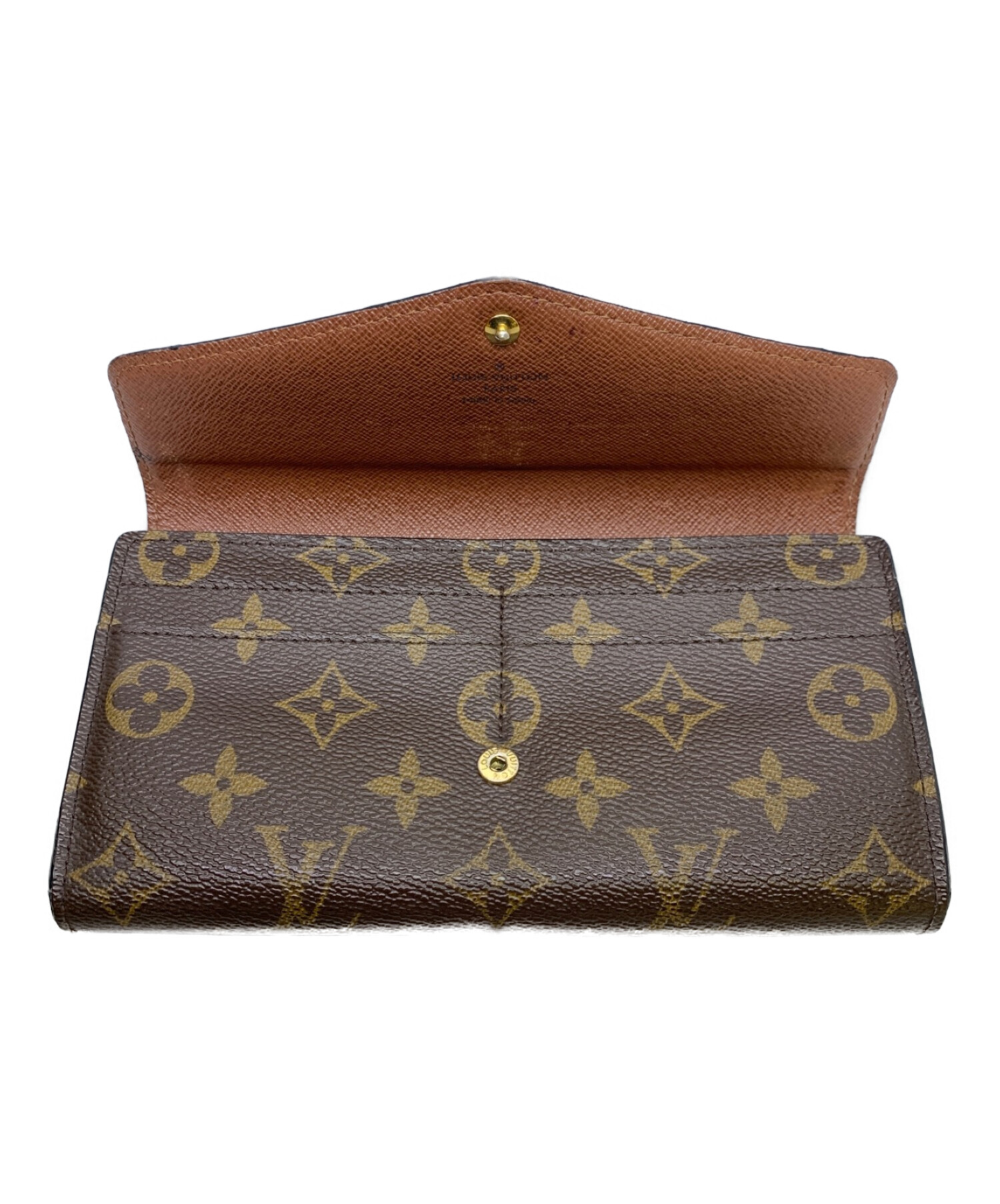 中古・古着通販】LOUIS VUITTON (ルイ ヴィトン) 長財布 ブラウン