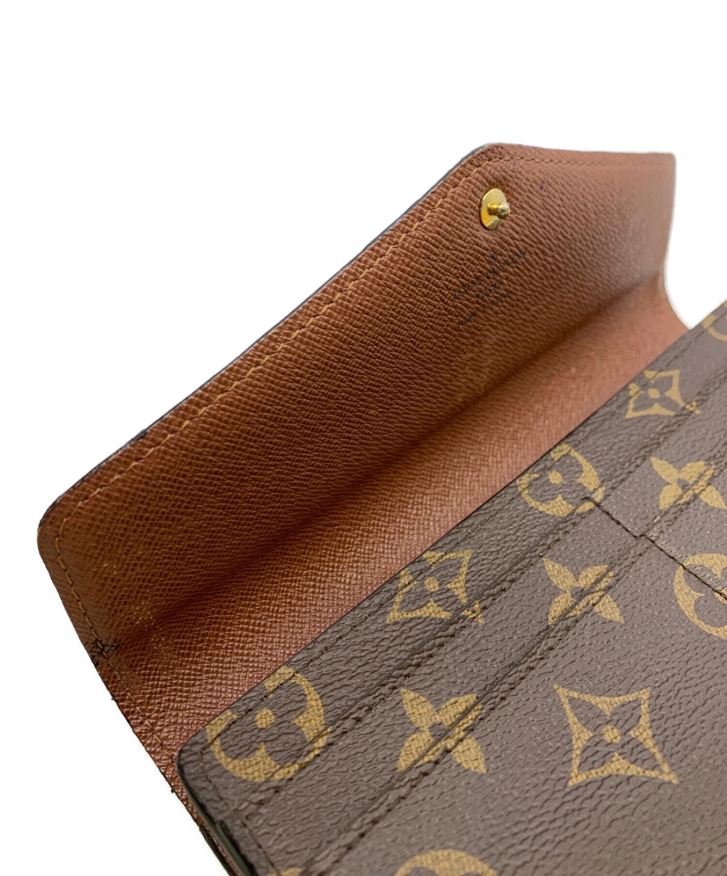 中古・古着通販】LOUIS VUITTON (ルイ ヴィトン) 長財布 ブラウン