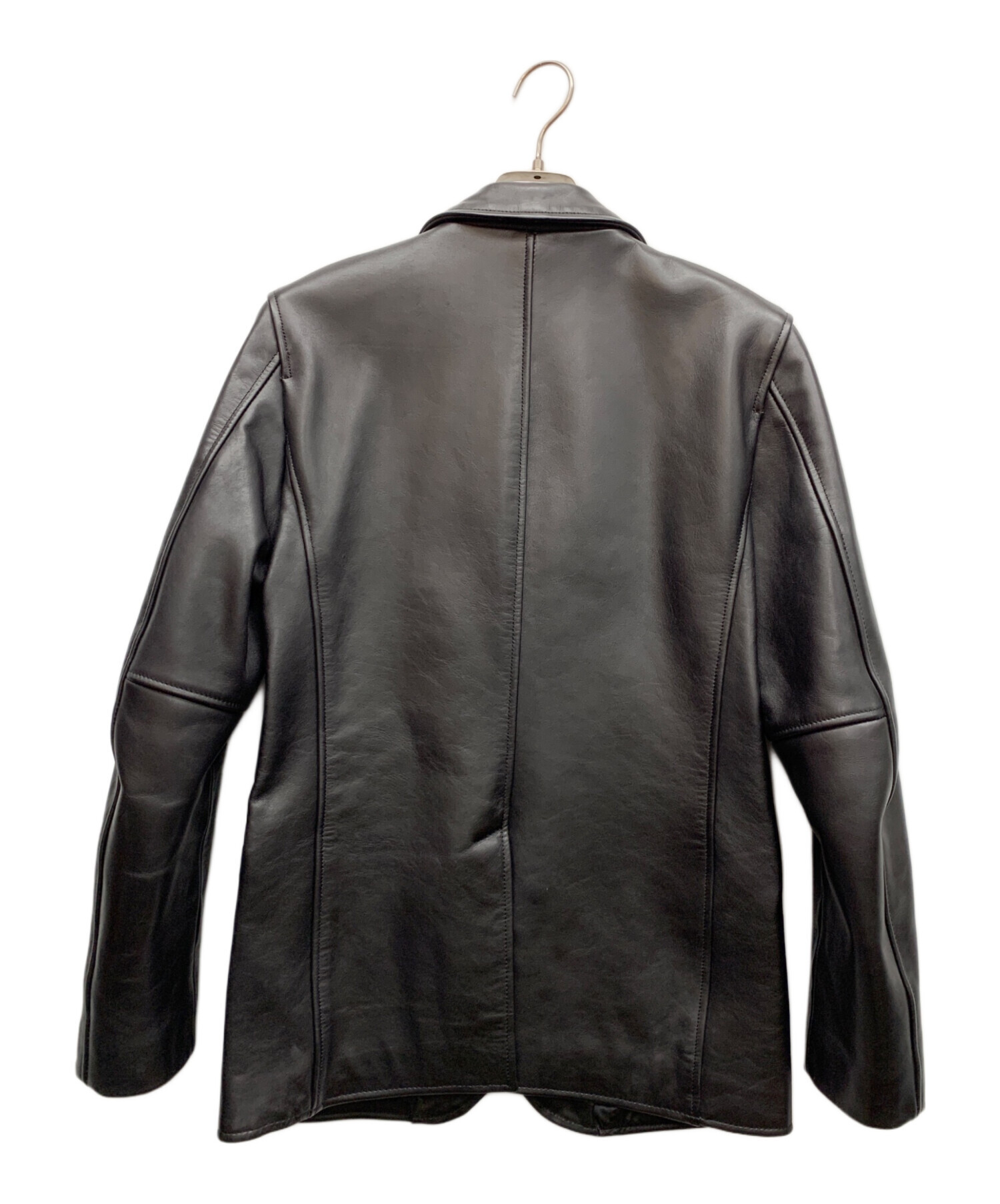 中古・古着通販】BACKDROP (バックドロップ) レザーテーラドジャケット