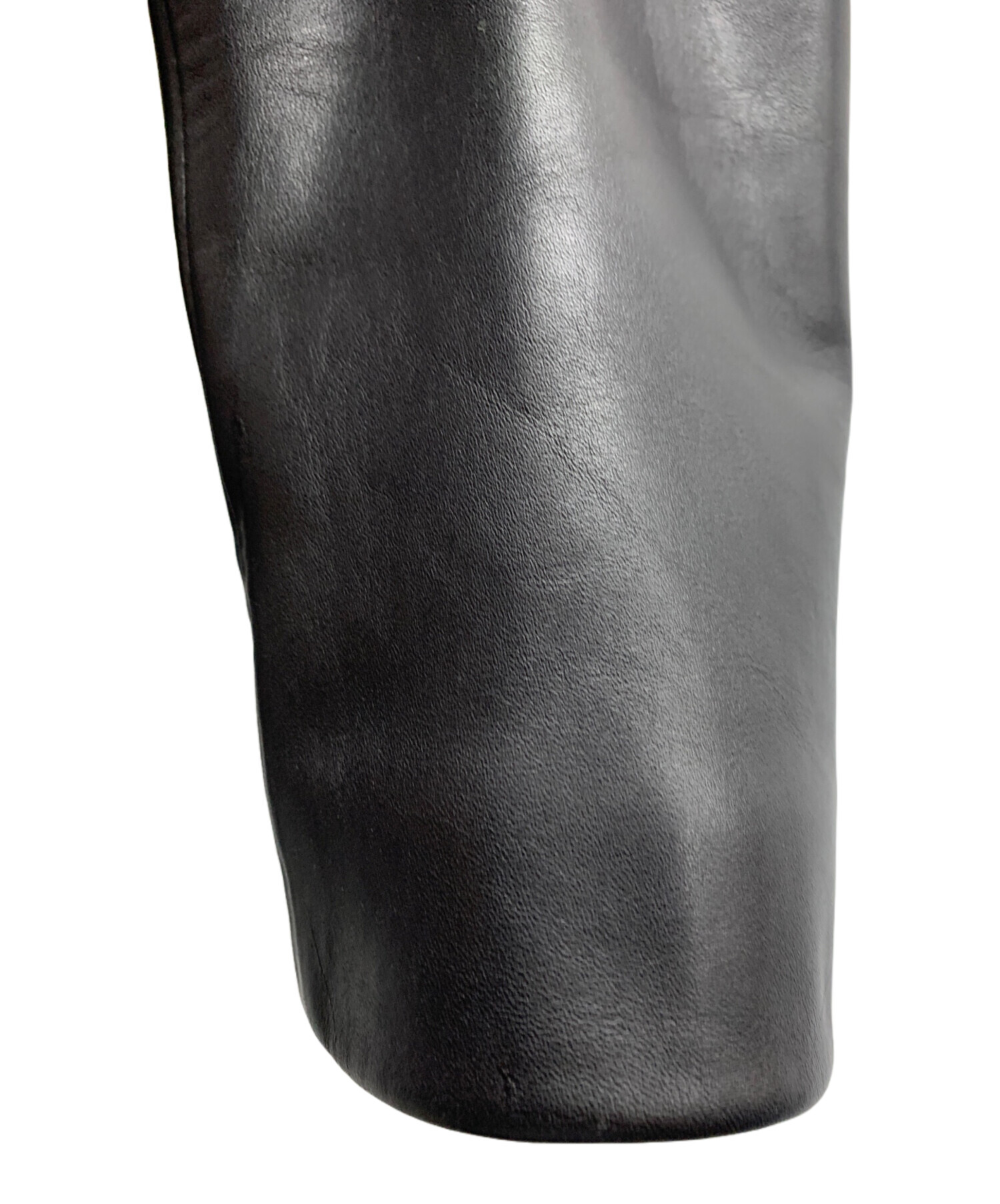 中古・古着通販】BACKDROP (バックドロップ) レザーテーラドジャケット