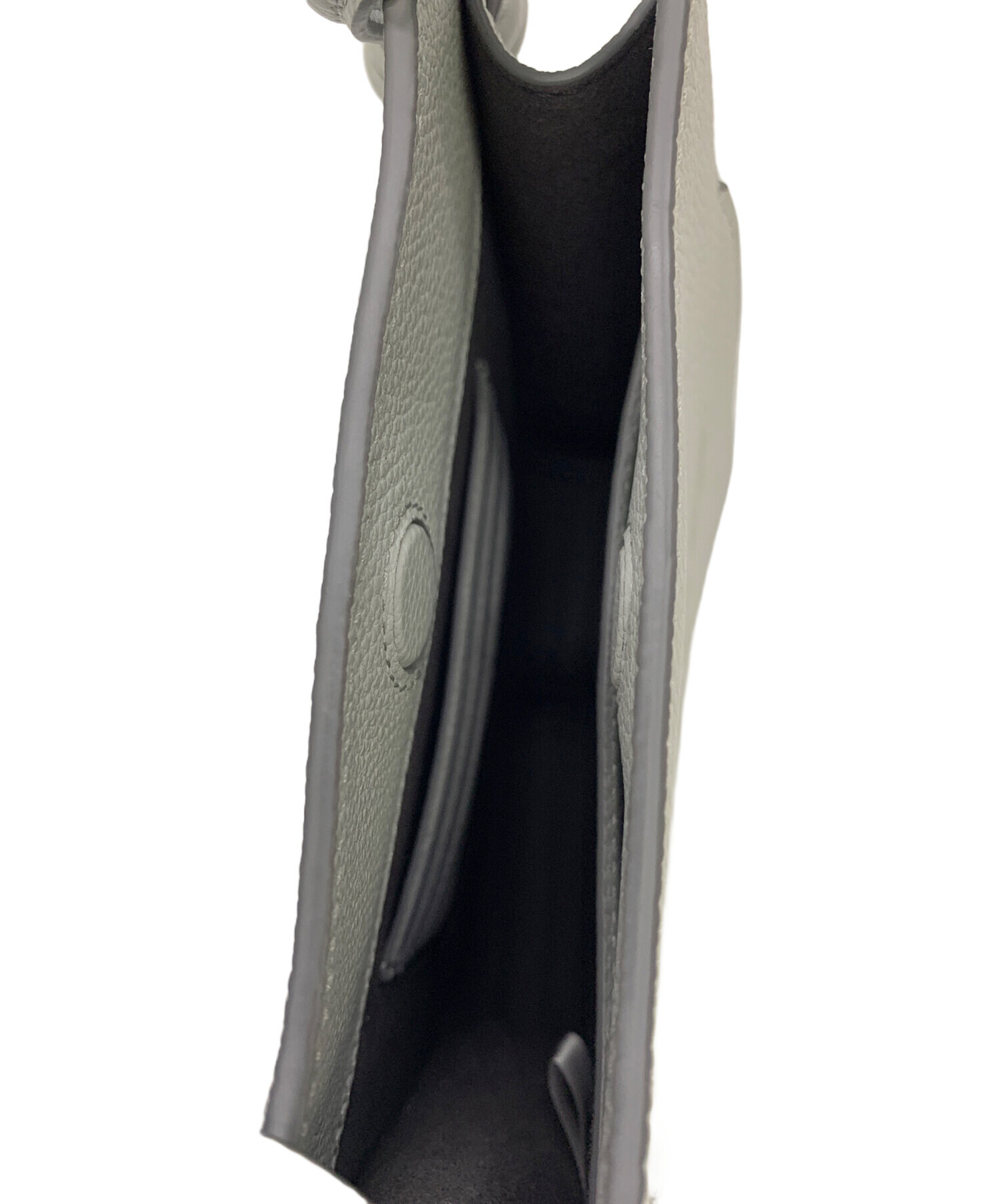 中古・古着通販】MCM (エムシーエム) ショルダーレザーポーチ グレー