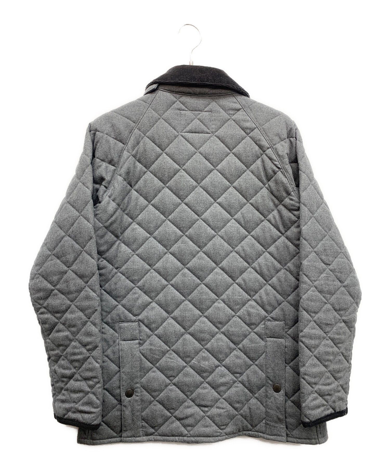 Barbour キルティングジャケット グレー 36サイズ 中古・古着通販】Barbour × SHIPS (バーブァー × シップス