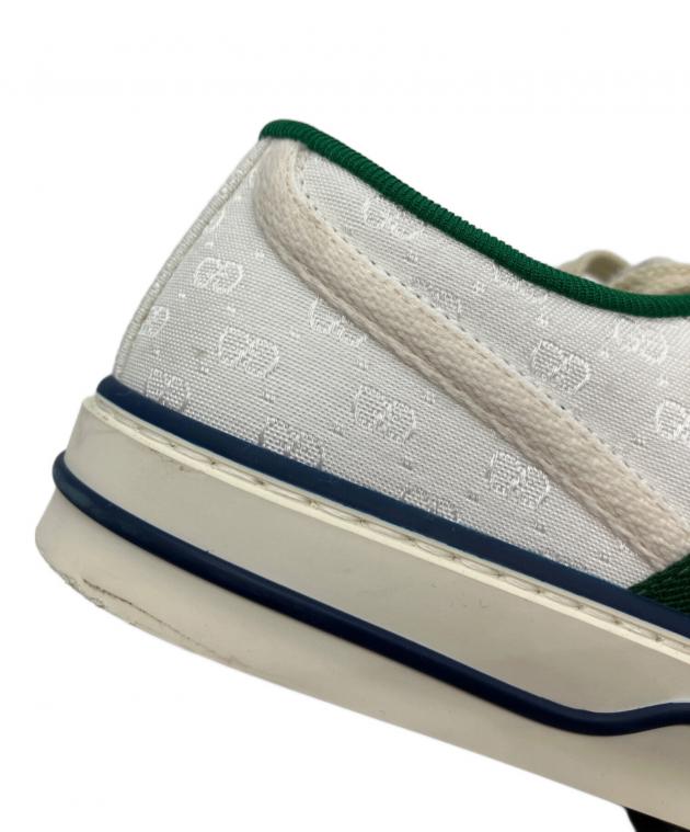 中古・古着通販】GUCCI (グッチ) GG キャンバススニーカー ホワイト