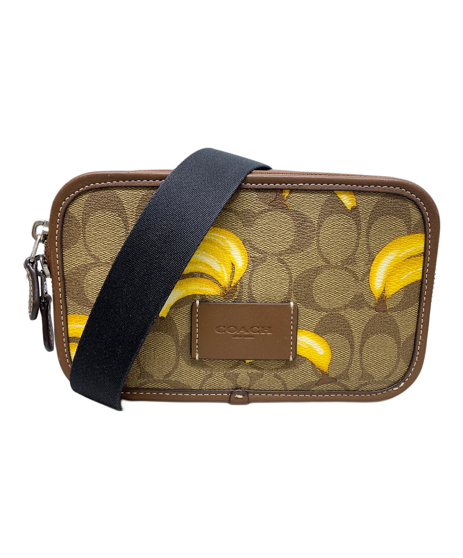 中古・古着通販】COACH (コーチ) ショルダーバッグ B2461-CR185 バナナ 
