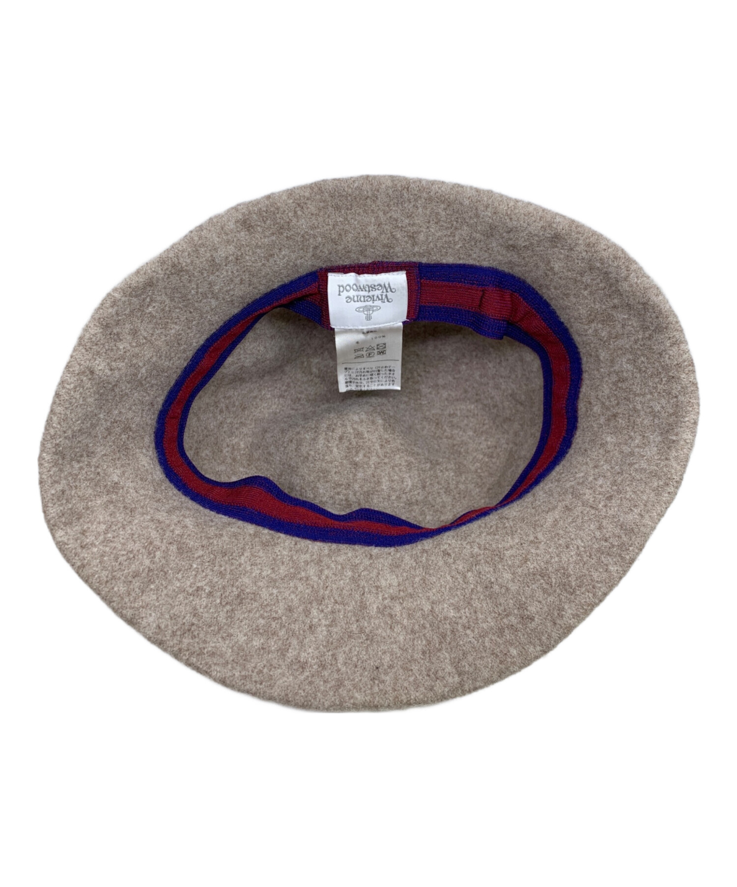 ヴィヴィアンウエストウッド☆ウールハット☆グレー ヴィヴィアン