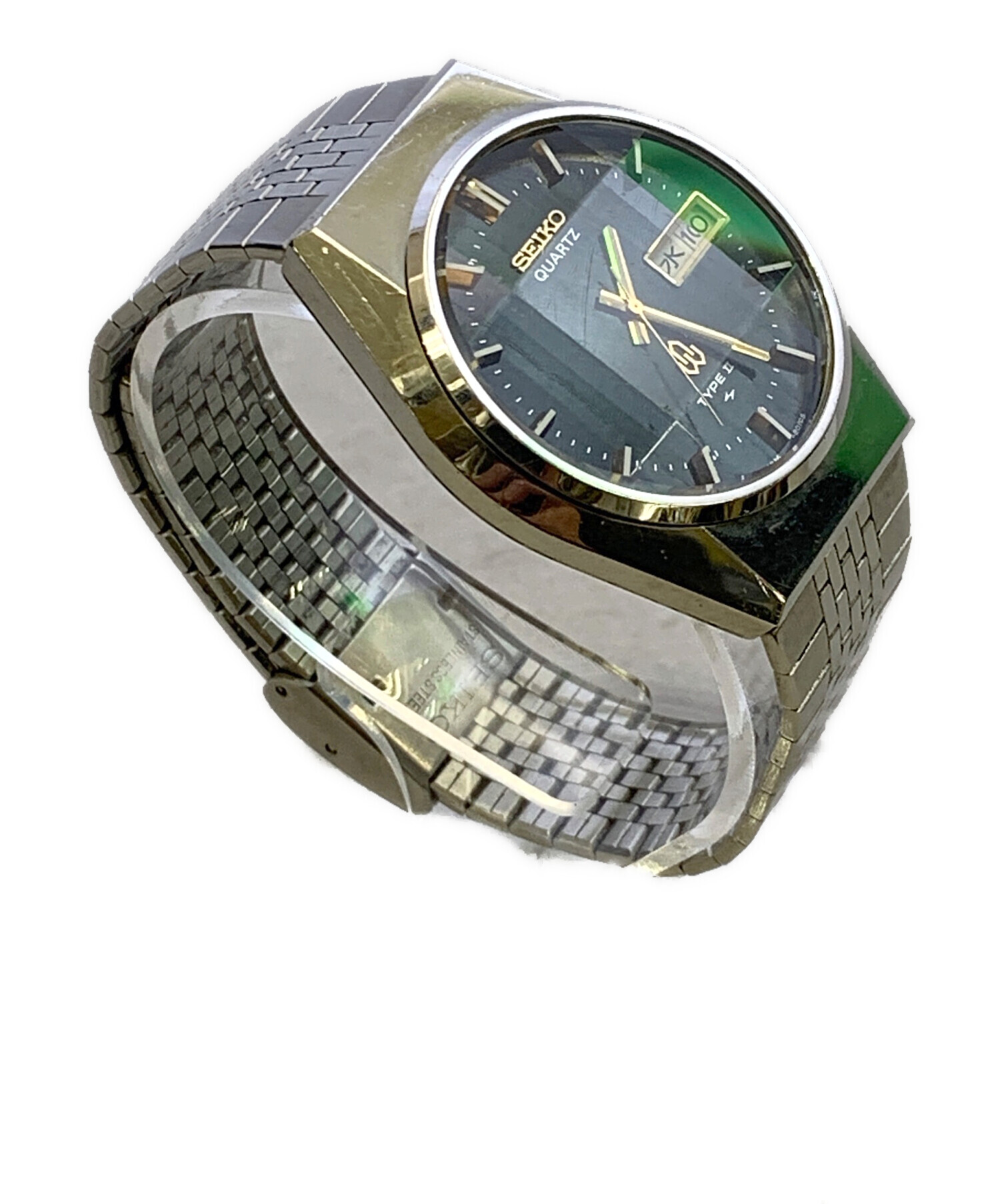 中古・古着通販】SEIKO (セイコー) TYPE Ⅱ 9面カットガラス グリーン
