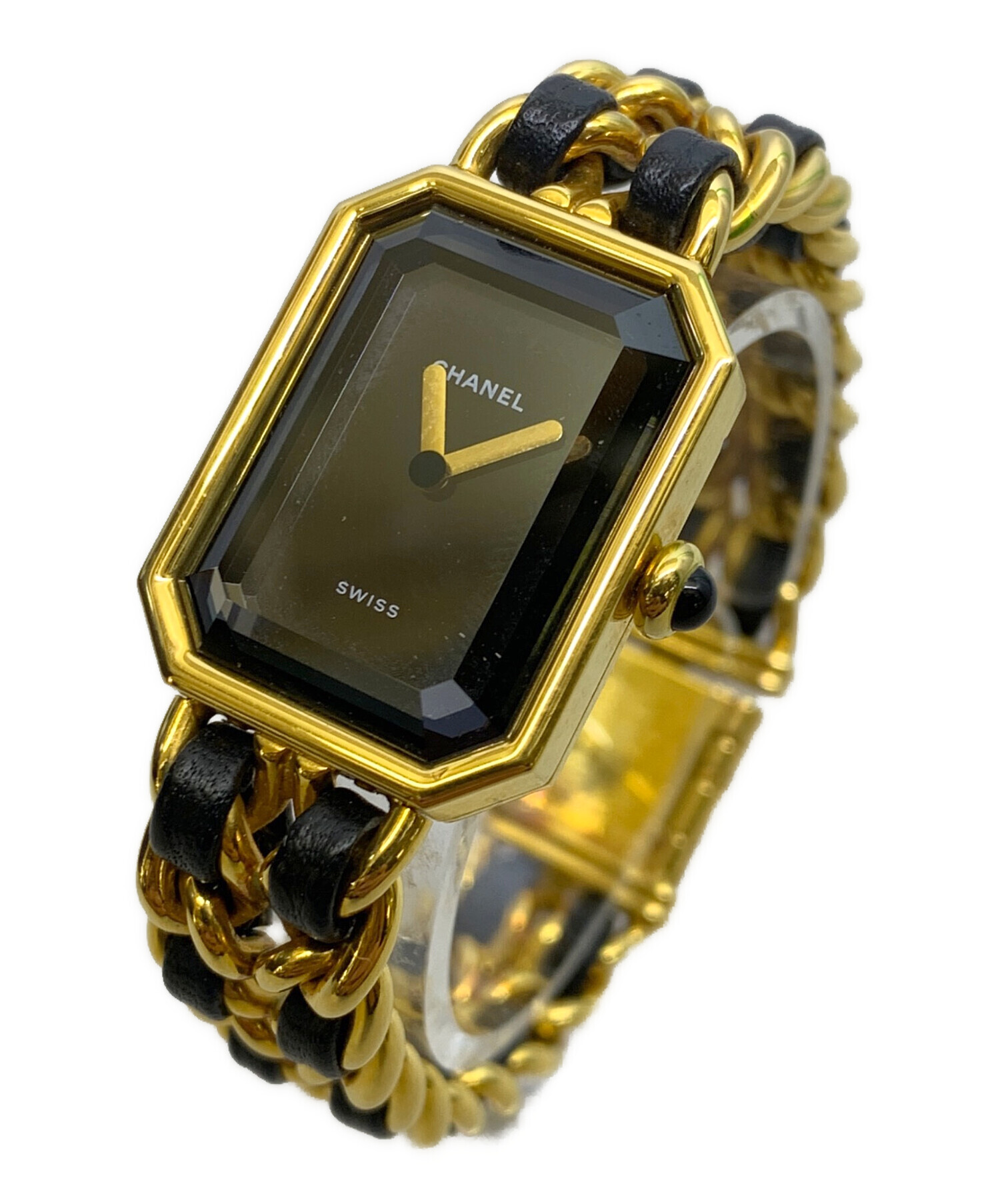 中古・古着通販】CHANEL (シャネル) プルミエール ゴールド×ブラック