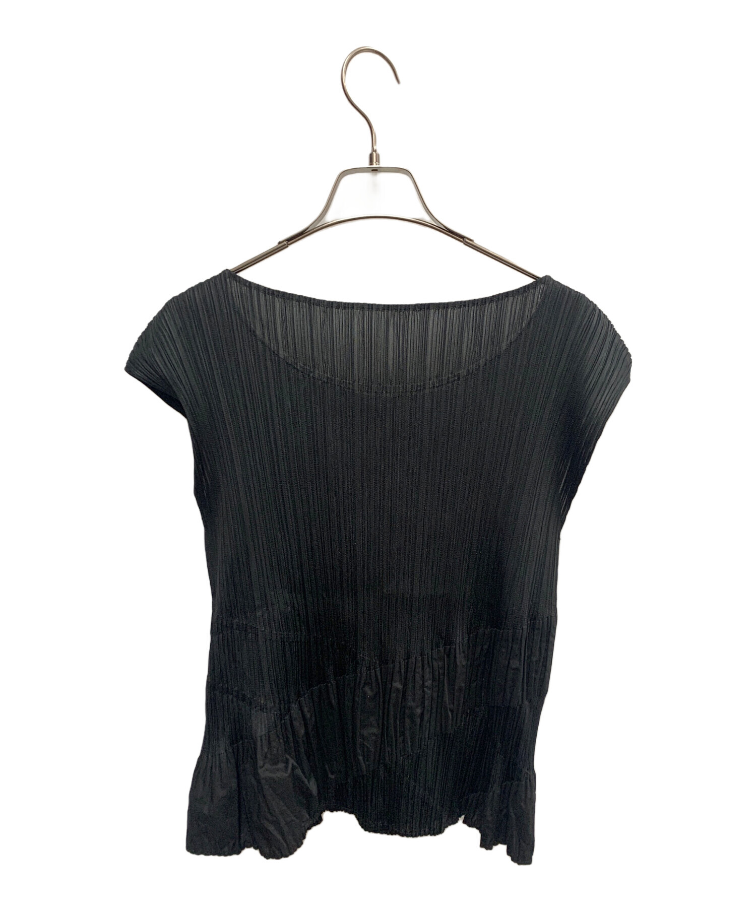 美品近年モデルPLEATS PLEASE アコーディオン　ノースリーブ　ブラック 中古・古着通販】PLEATS PLEASE (プリーツプリーズ) PLEATS PLEASE