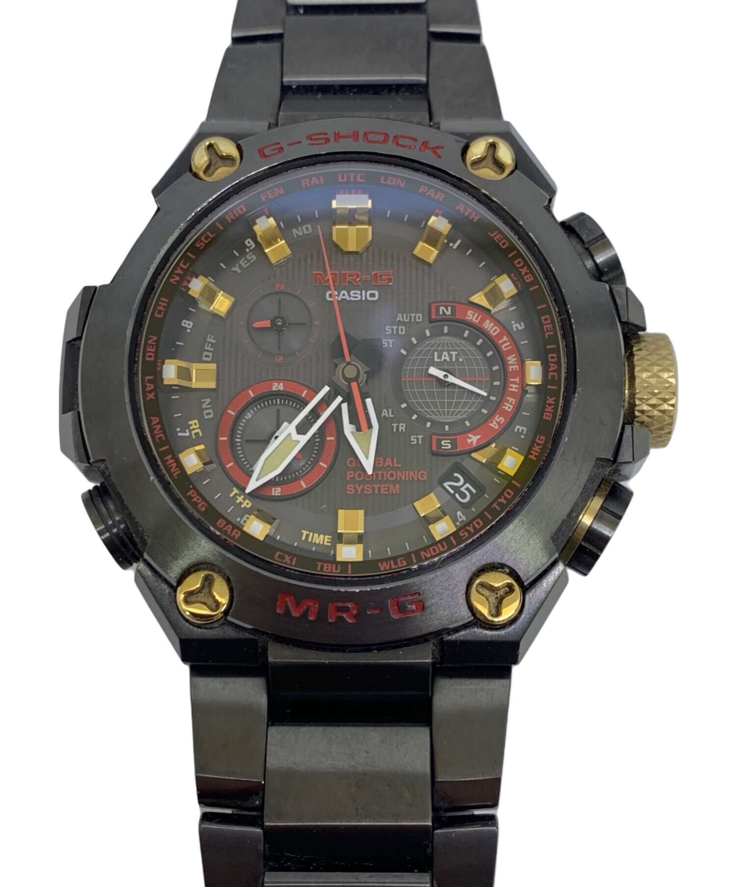 中古・古着通販】CASIO (カシオ) G-SHOCK MR-G ブラック×ゴールド 