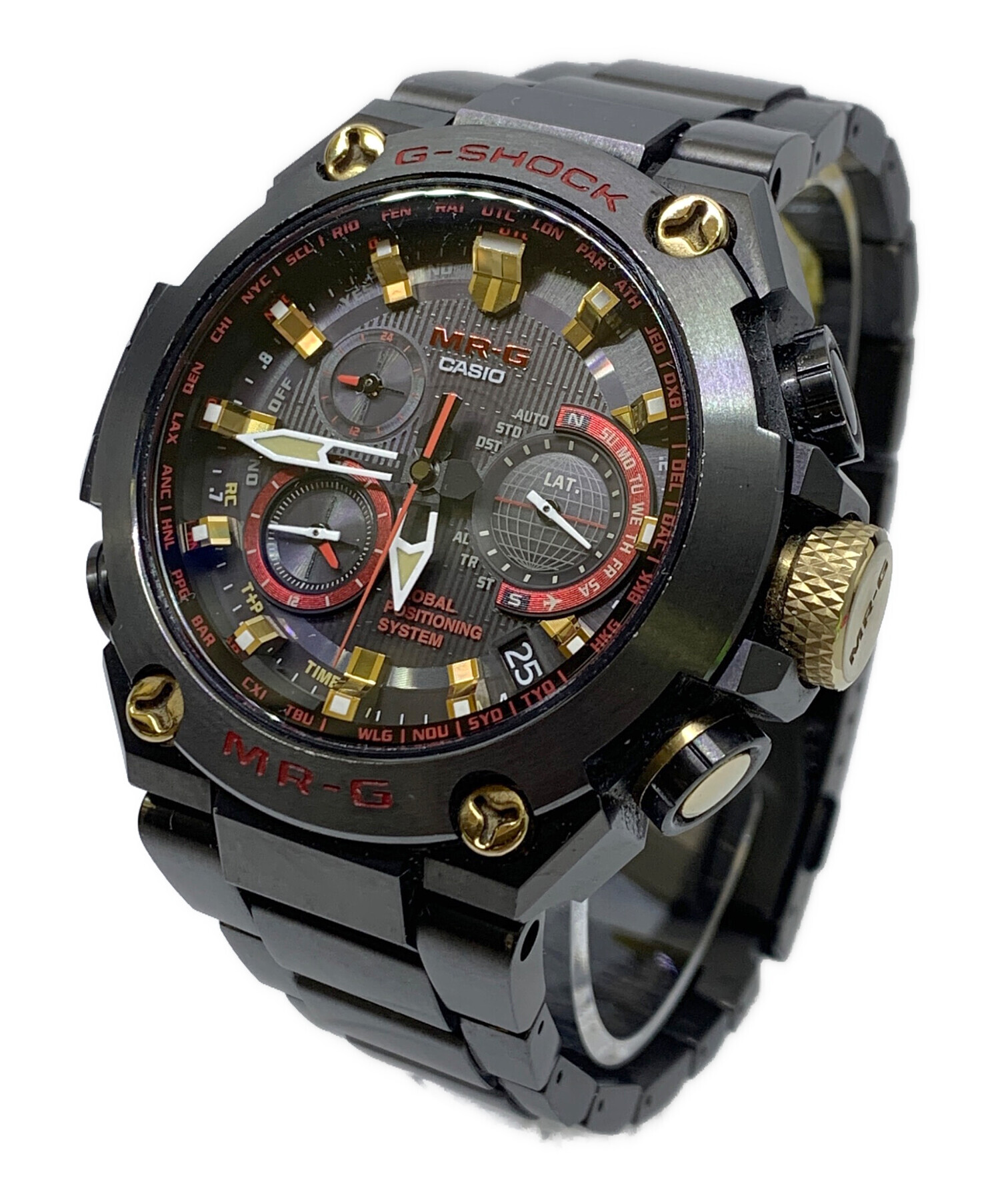 中古・古着通販】CASIO (カシオ) G-SHOCK MR-G ブラック×ゴールド 