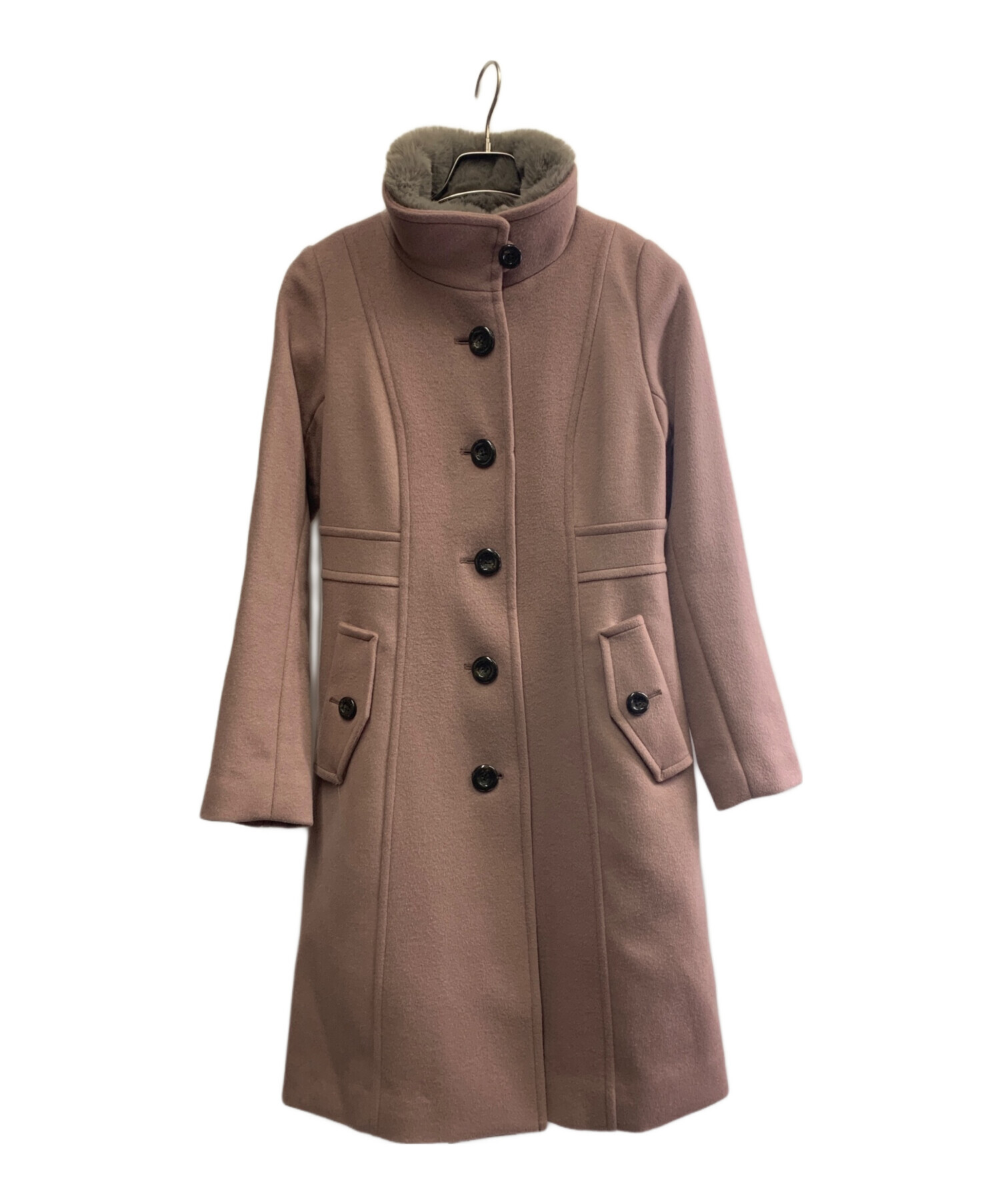 ブルーレーベル　クレストブリッジ　 ダブルメルトンスタンドカラーコート 中古・古着通販】BLUE LABEL CRESTBRIDGE (ブルーレーベルクレスト