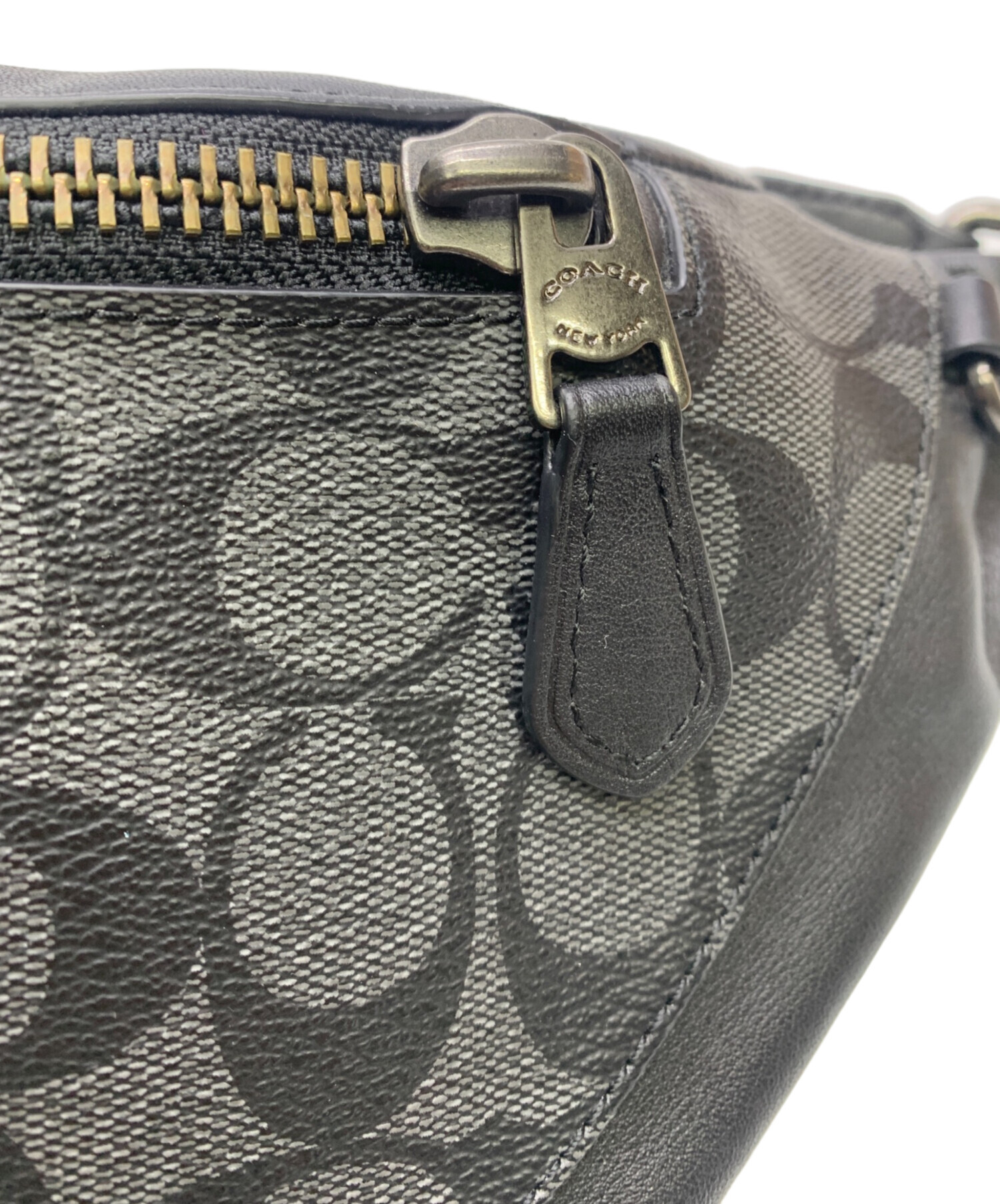 中古・古着通販】COACH (コーチ) COACH ボディーバッグ グレー 
