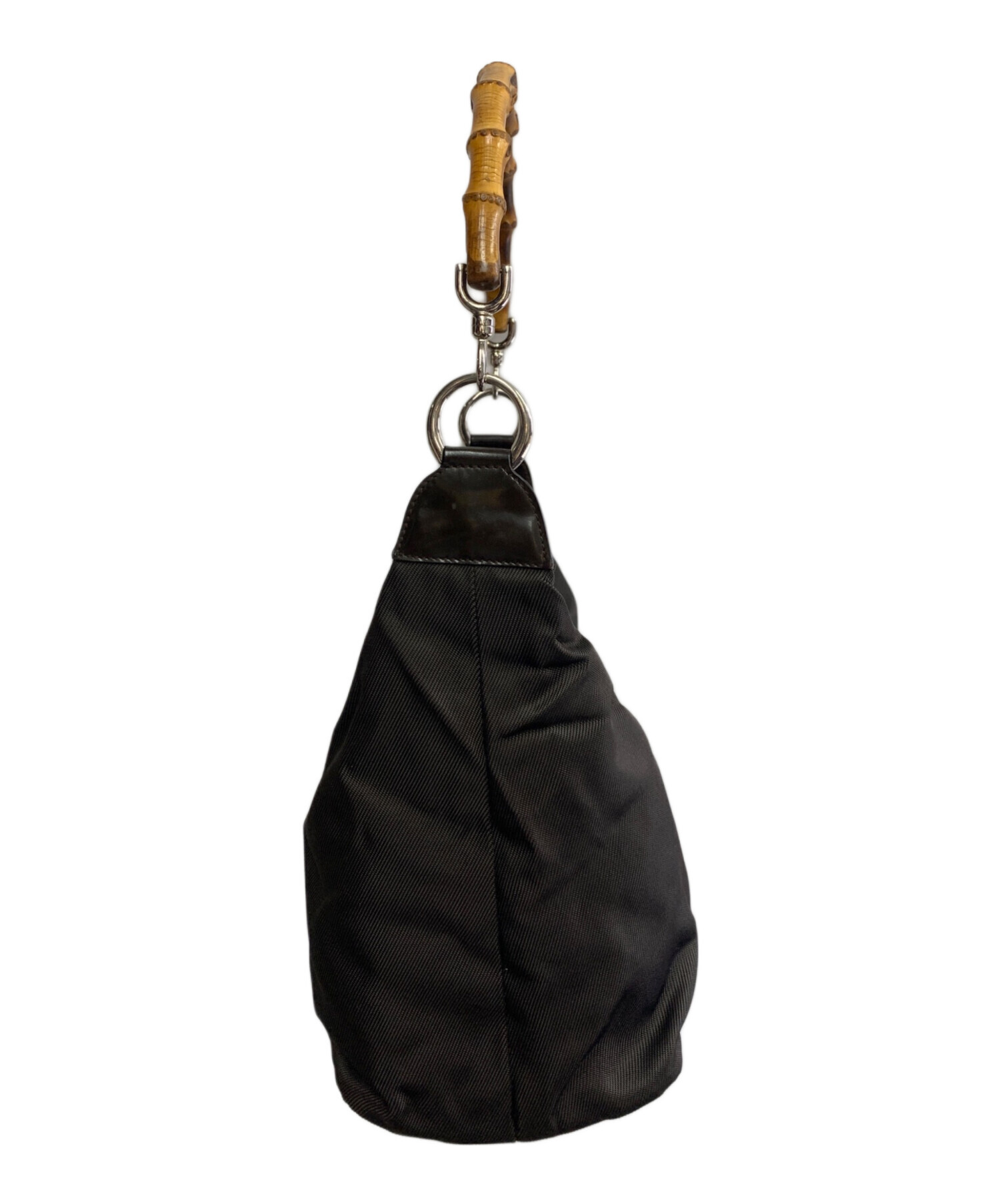 中古・古着通販】GUCCI (グッチ) バンブーハンドル ハンドバッグ