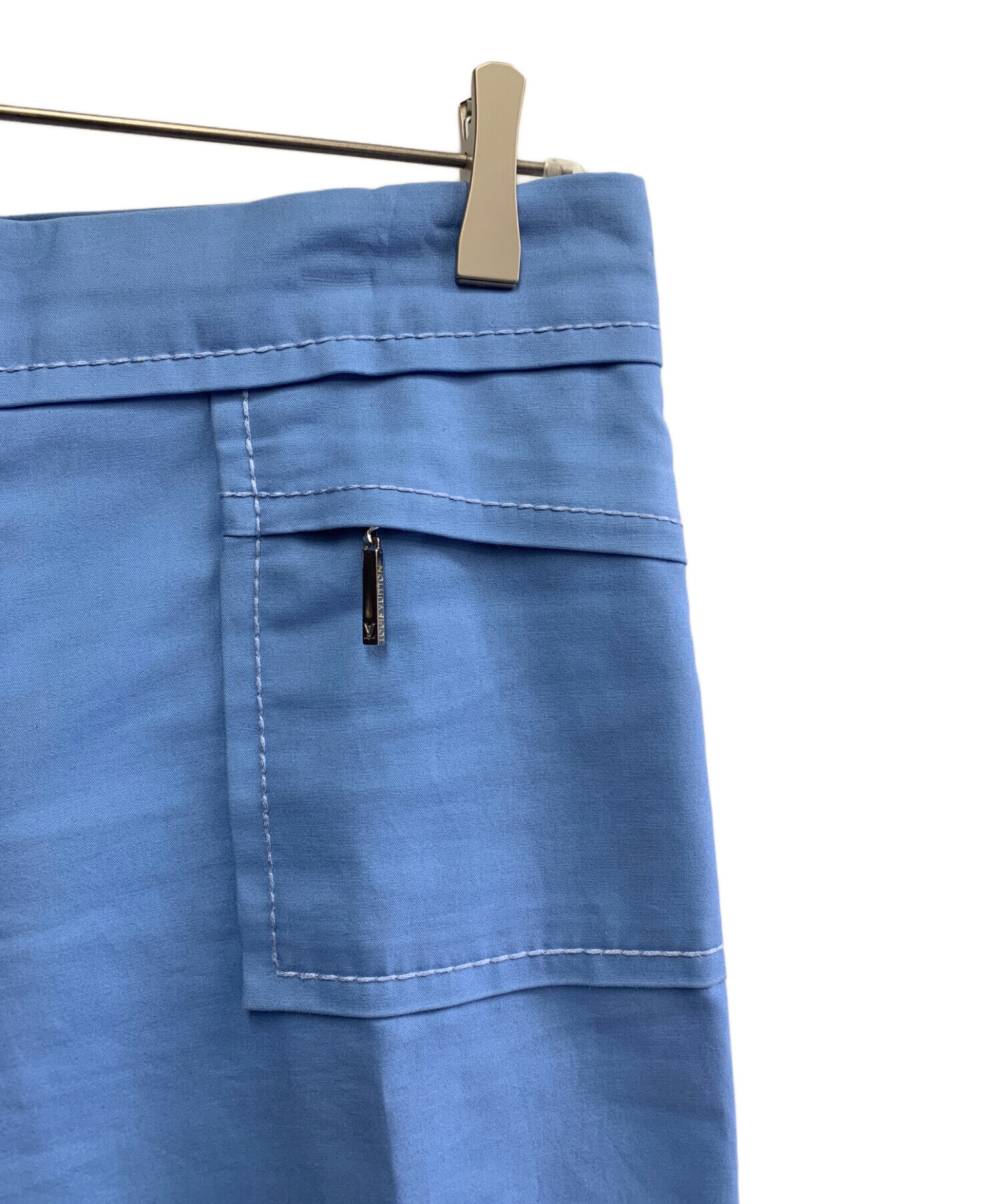 Louis Vuitton ネイビー ストレートパンツ　サイズ38 中古・古着通販】LOUIS VUITTON (ルイ ヴィトン) LOUIS VUITTON