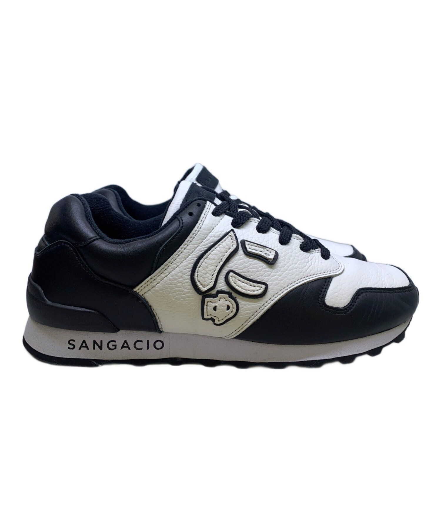 中古・古着通販】Sangacio (サンガッチョ) にゅ～ず『WHITE/BLACK