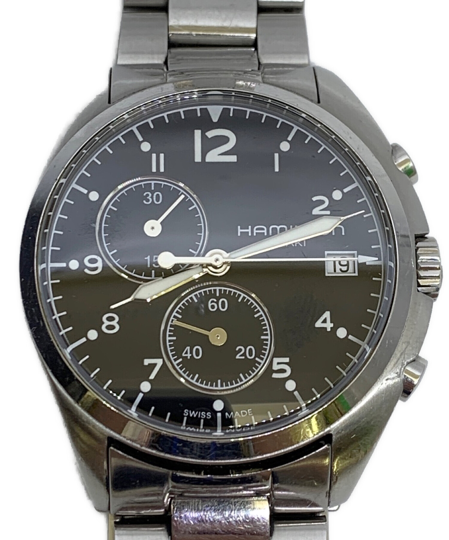 中古・古着通販】HAMILTON (ハミルトン) クロノグラフ KHAKI（カーキ 