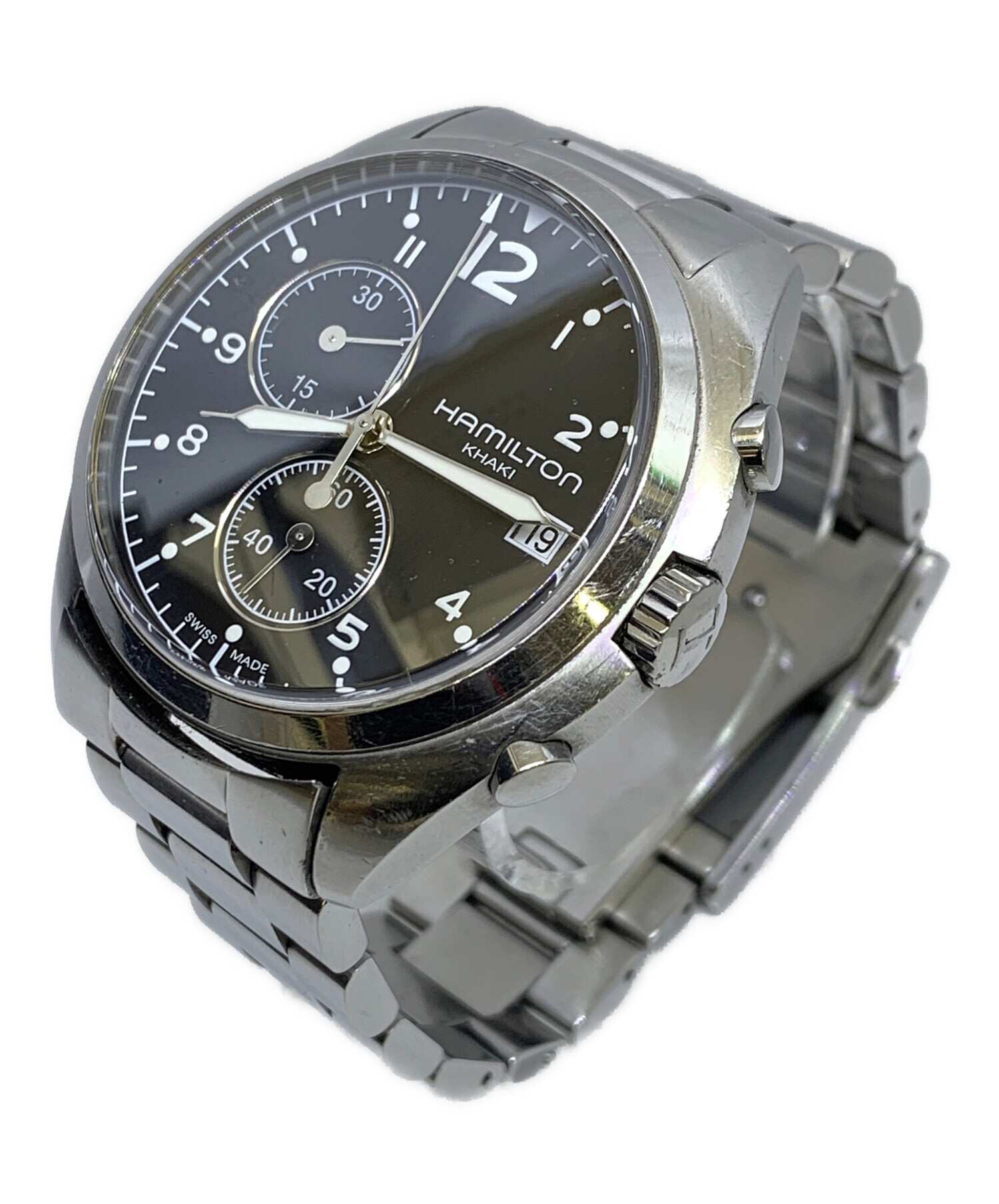 中古・古着通販】HAMILTON (ハミルトン) クロノグラフ KHAKI（カーキ 