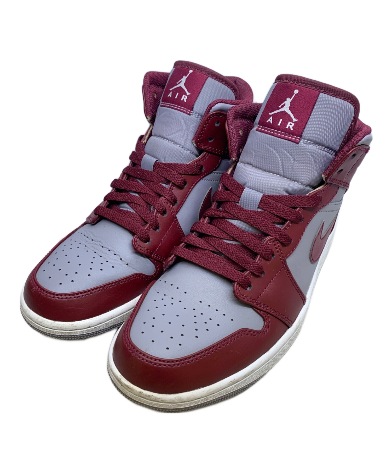 中古・古着通販】NIKE (ナイキ) Air Jordan 1 Mid バーガンディー 