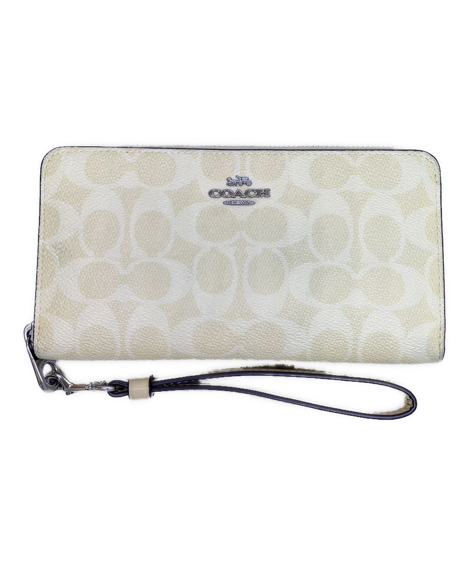 coach シグネチャー 長財布 コーチ COACH ラウンドファスナー 長財布 