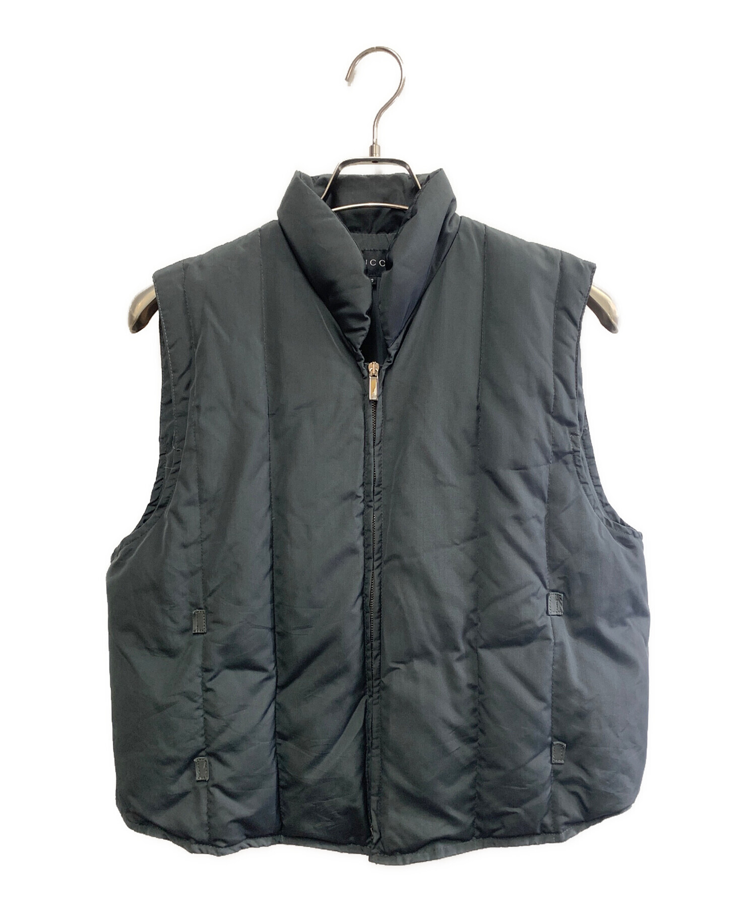 中古・古着通販】GUCCI (グッチ) GUCCI ダウンベスト グレー サイズ:40 
