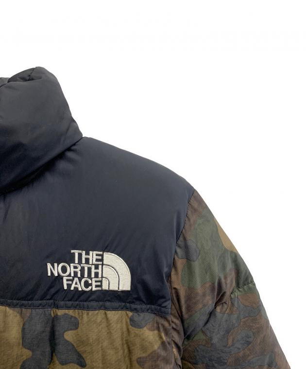 【美品】THE NORTH FACE ダウンジャケット カーキ/ブラック 中古・古着通販】THE NORTH FACE (ザ ノース フェイス) THE NORTH FACE
