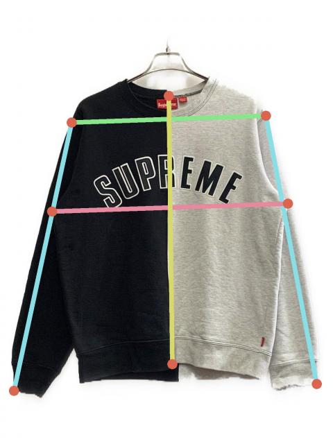 Supreme split Crewneck スウェット 中古・古着通販】SUPREME (シュプリーム) Split Crewneck Sweatshirt