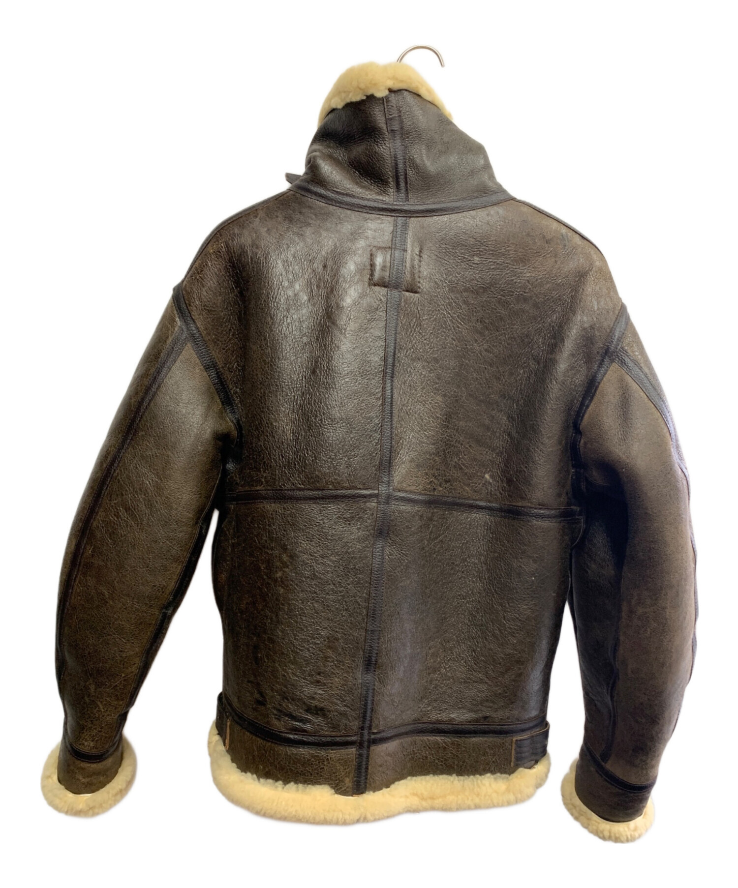 【希少】AVIREX B-15 フライト レザー ジャケット ブラウン 3WAY 中古・古着通販】AVIREX (アヴィレックス) AVIREX B-3フライト