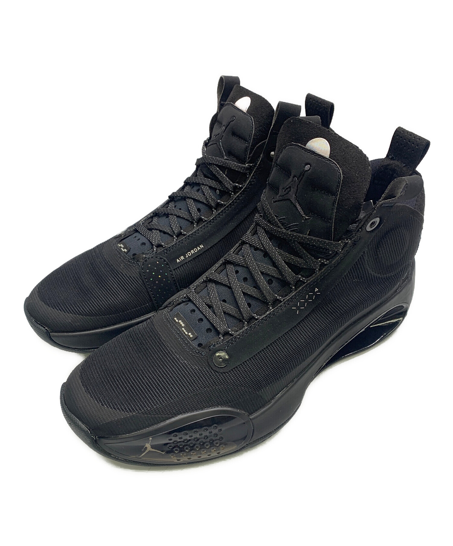 中古・古着通販】NIKE (ナイキ) Air Jordan 34 ブラック サイズ 中古・古着通販】NIKE (ナイキ) Air Jordan 34 ブラック サイズ
