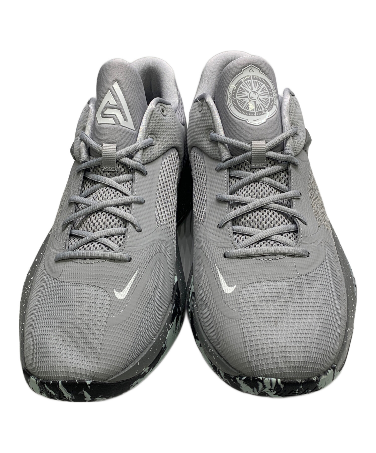 中古・古着通販】NIKE (ナイキ) バスケットシューズ グレー サイズ:UK