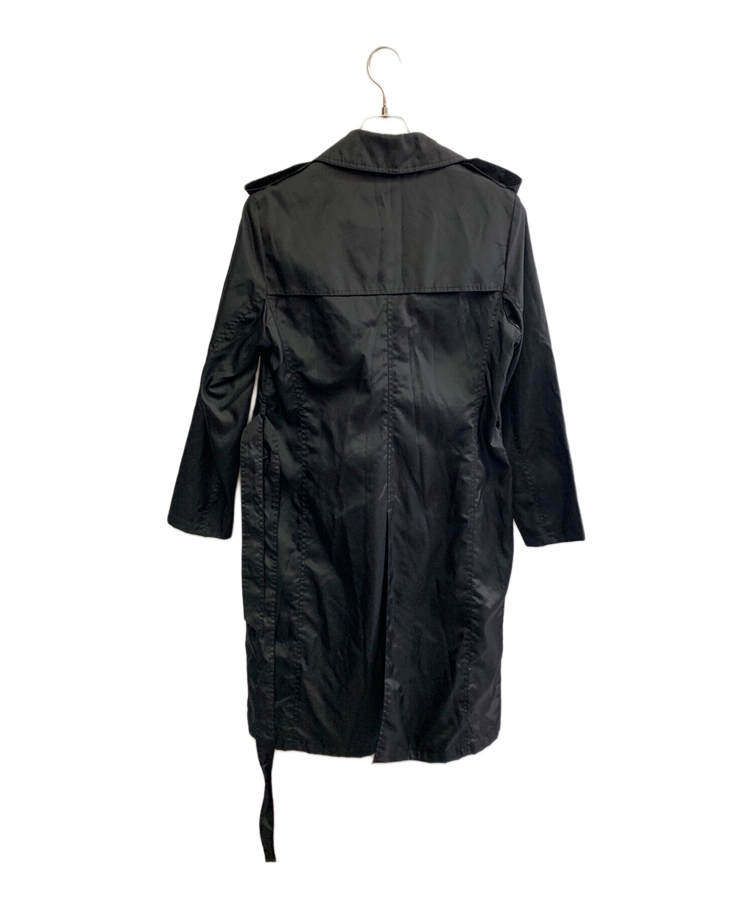 中古・古着通販】FENDI (フェンディ) FENDI トレンチコート ブラック