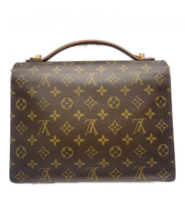 ⚫️ヴィンテージ⚫️ルイヴィトンモノグラム・モンソー　バック　訳ありジャンク 中古・古着通販】LOUIS VUITTON (ルイ ヴィトン) LOUIS VUITTON