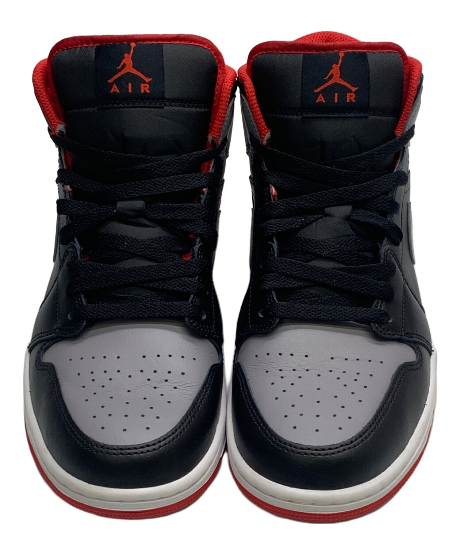 ナイキ エアジョーダン MID 赤 黒 サイズ8 NIKE (ナイキ) AIR JORDAN 1