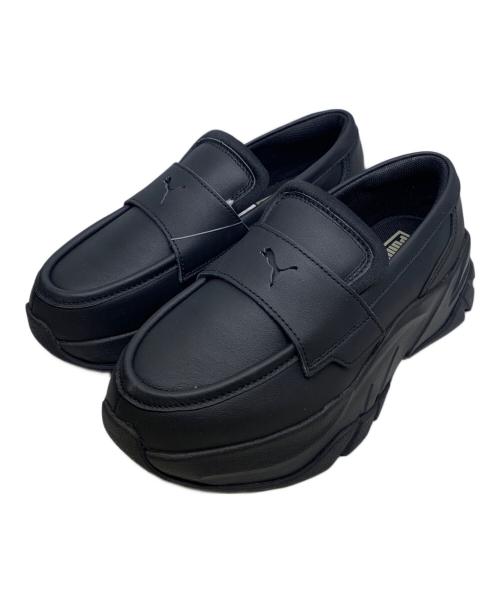 【新品・未使用】PUMA ブラック ローファー 中古・古着通販】PUMA (プーマ) スニーカーローファー ブラック サイズ