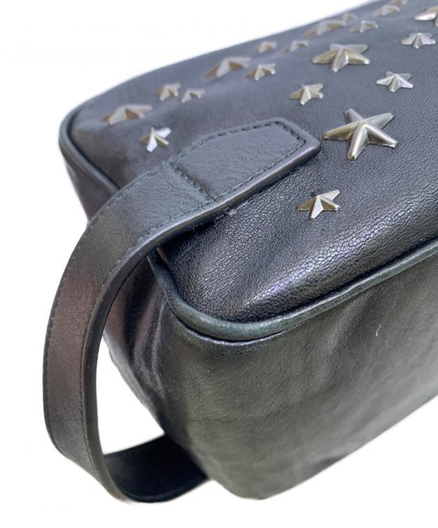 中古・古着通販】JIMMY CHOO (ジミーチュウ) スタッズハンドバッグ