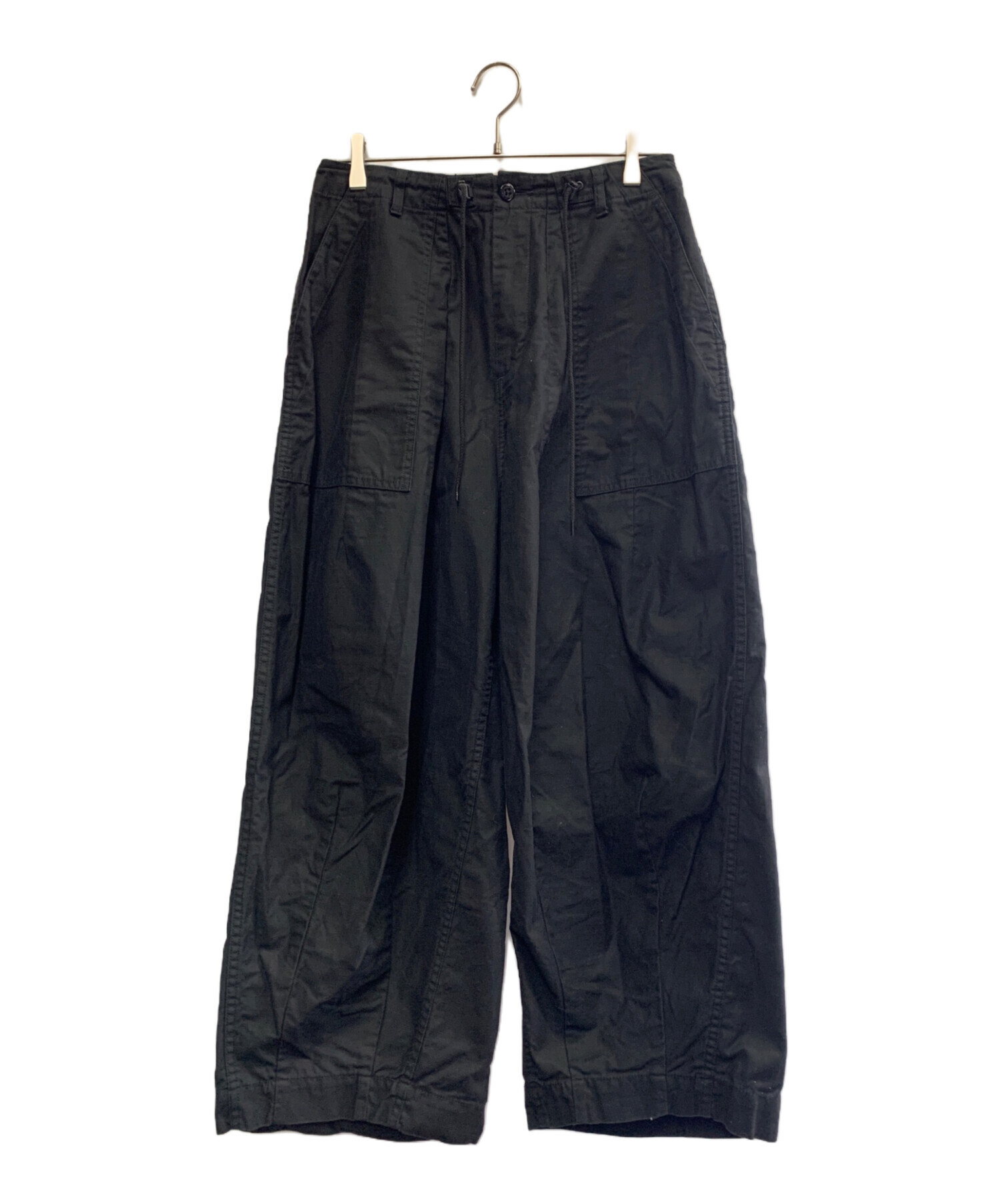 ニードルズのヒザデルパンツ　黒　サイズ1 中古・古着通販】Needles (ニードルズ) Needles ヒザデルパンツ