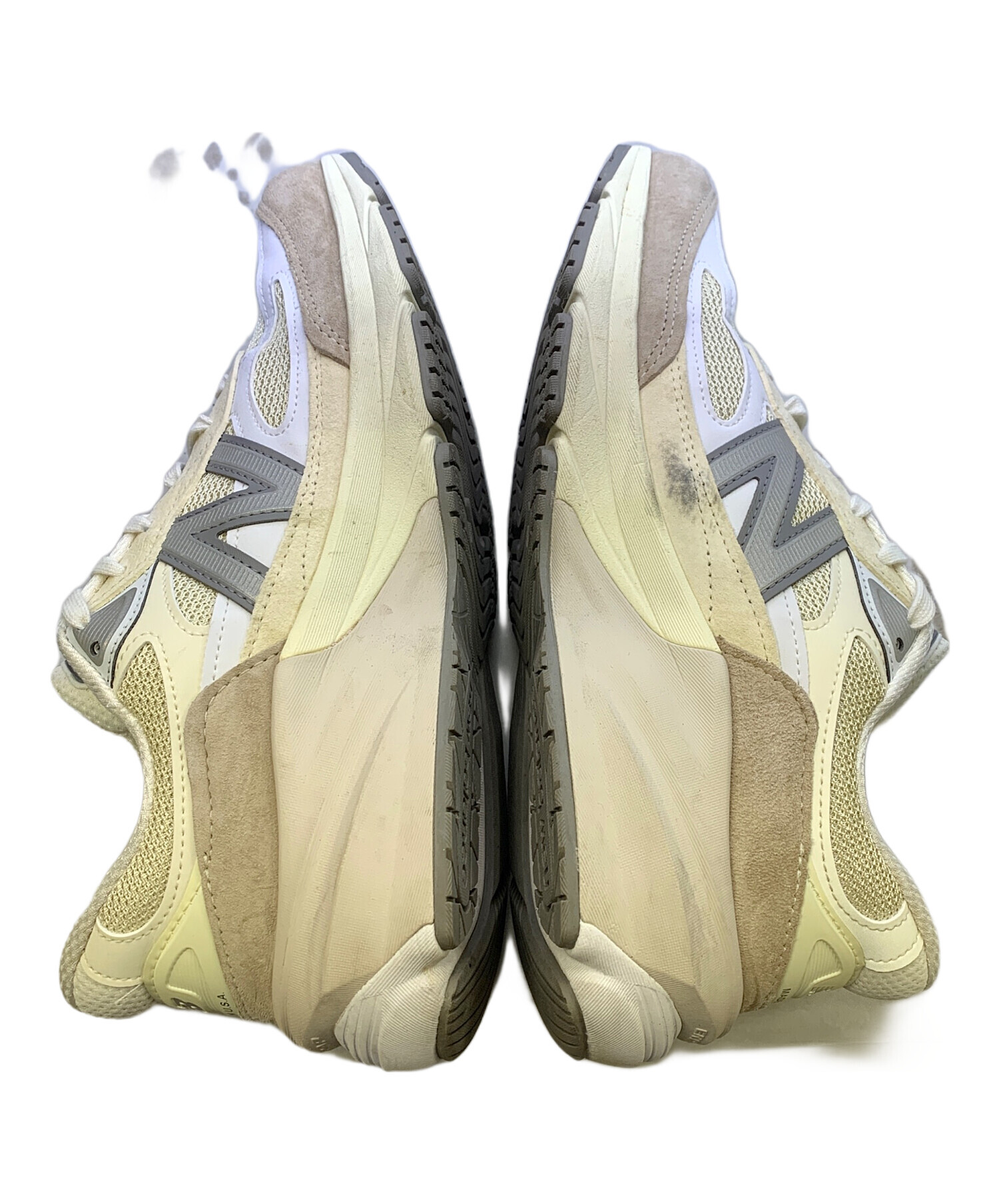 中古・古着通販】NEW BALANCE (ニューバランス) 990V6 ベージュ×グレー