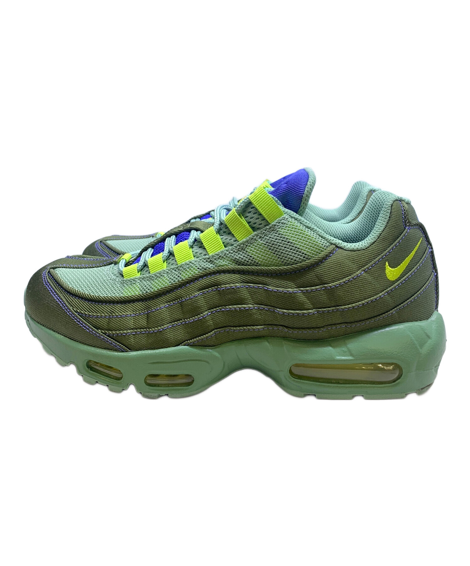 中古・古着通販】NIKE (ナイキ) AIR MAX95 By You グリーン×オリーブ 