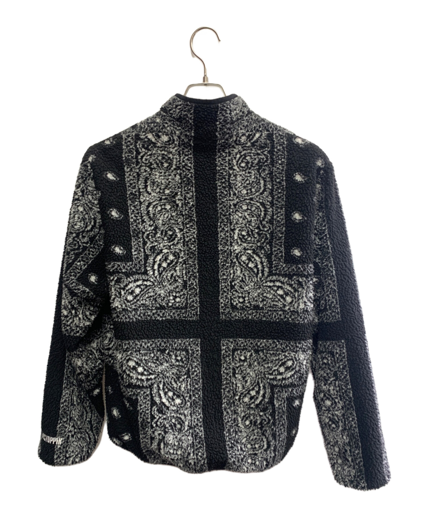 黒M】Supreme Reversible Bandana Jacket M Reversible Bandana Fleece