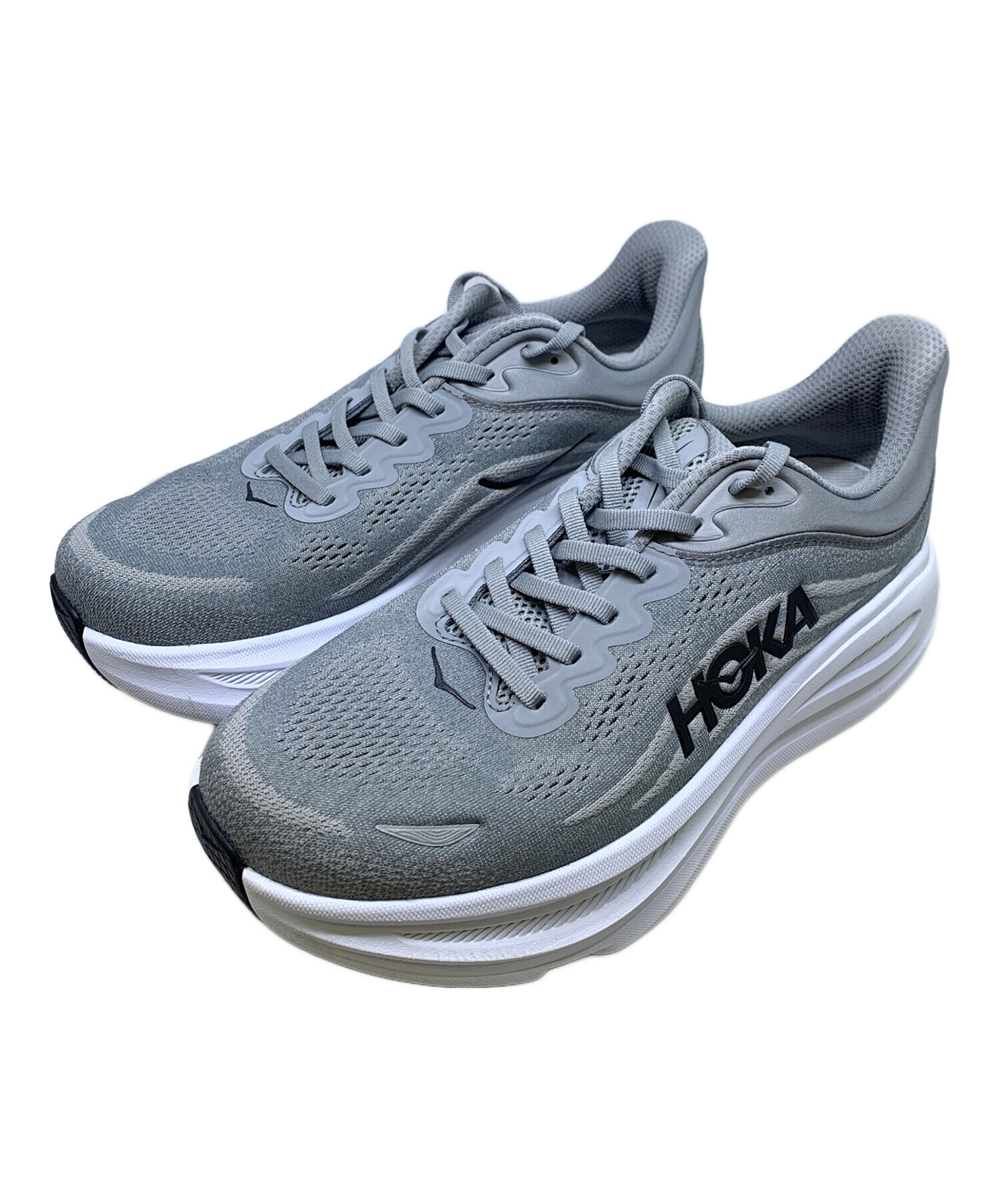 中古・古着通販】HOKA (ホカ) スニーカー ホワイト×グレー サイズ:27.5 