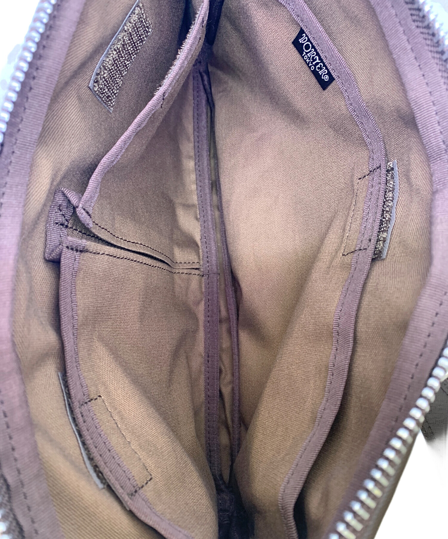 中古・古着通販】PORTER (ポーター) ショルダーバッグ ダークブラウン 