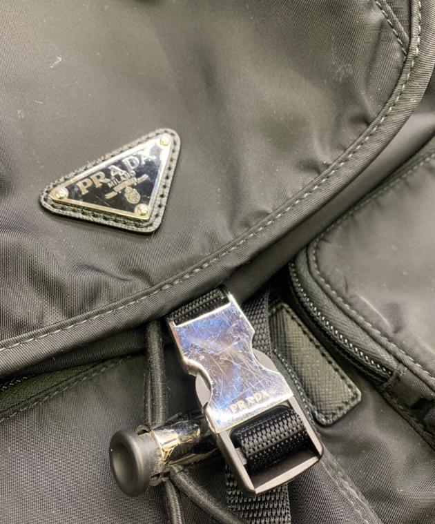 中古・古着通販】PRADA (プラダ) PRADA ナイロンリュック ブラック