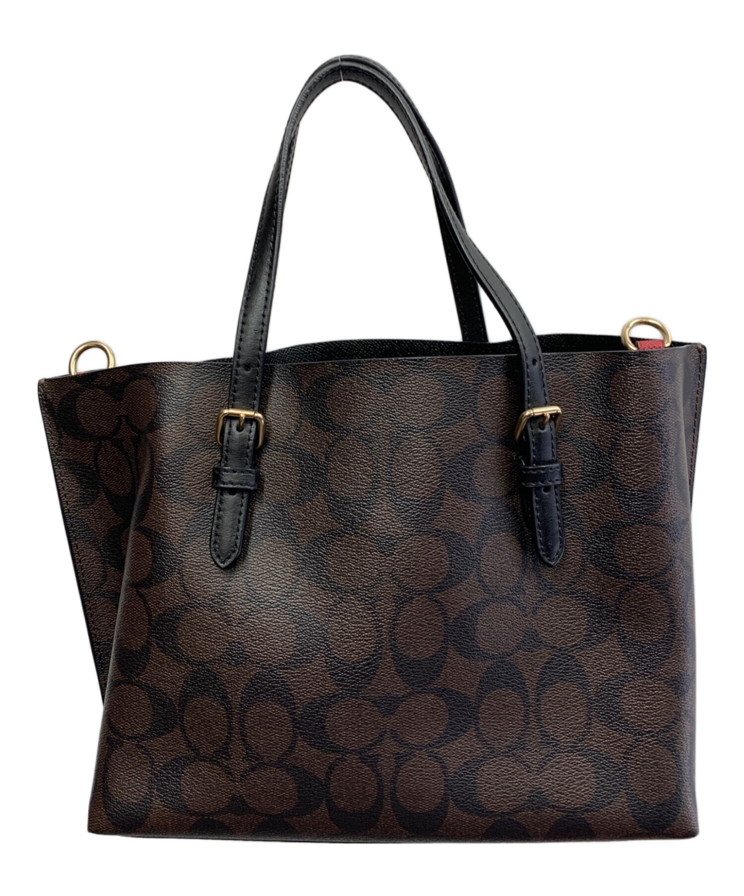 中古・古着通販】COACH (コーチ) COACH ハンドバッグ ダークブラウン