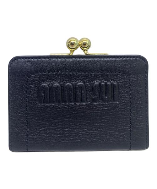 中古・古着通販】ANNA SUI (アナスイ) ANNA SUI がま口財布 ブラック