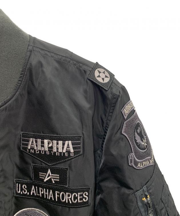 中古・古着通販】ALPHA (アルファ) ALPHA ブラック×オレンジ