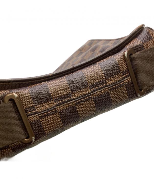 ルイヴィトン LOUIS VUITTON ダミエ ブルックリンPM ショルダーバッグ エベヌ N51210 中古 新入荷 LV1996 LOUIS VUITTON - ルイ ヴィトン ダミエ ブルックリンPM ショルダー
