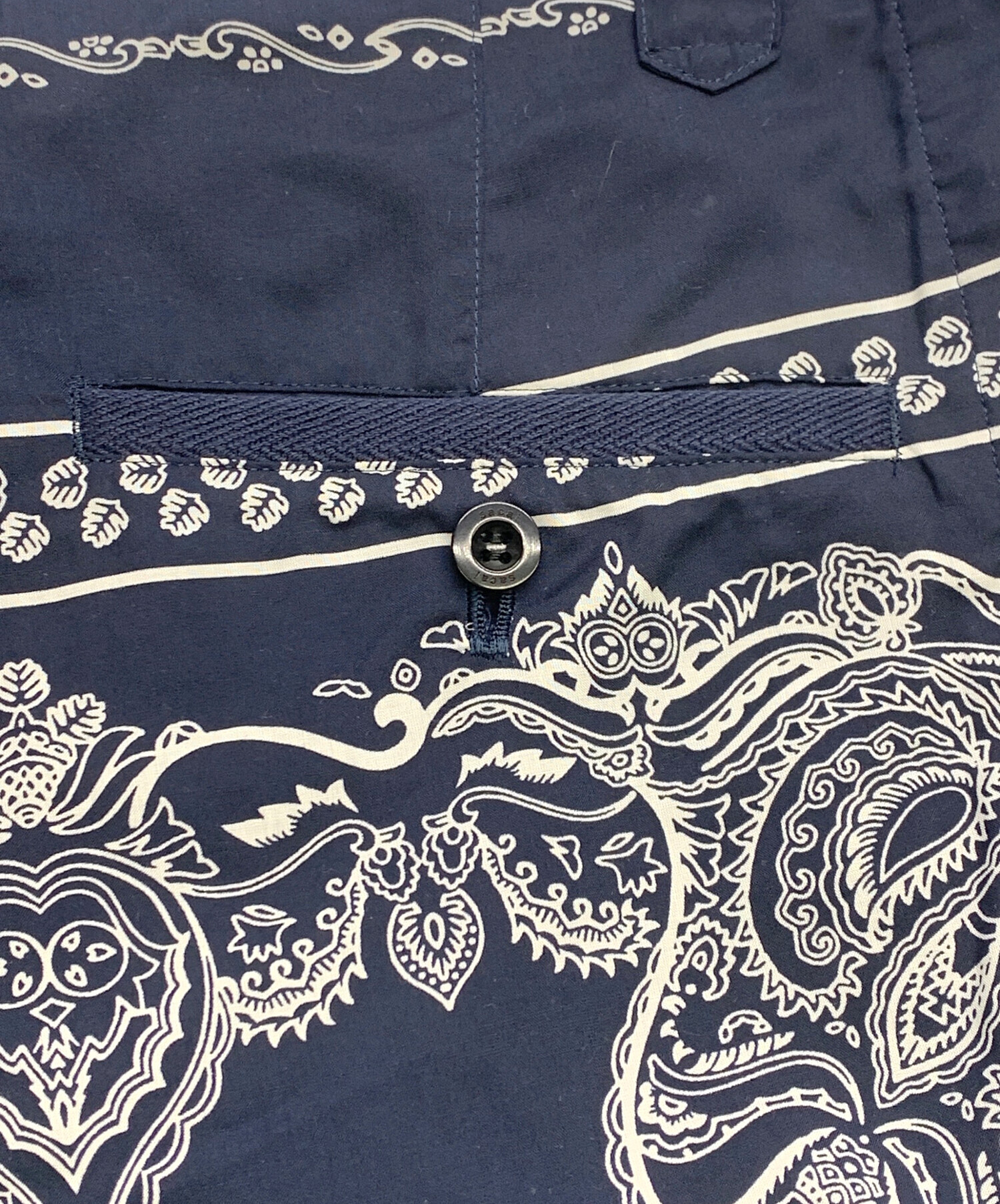中古・古着通販】sacai (サカイ) sacai バンダナ柄 ネイビー×ホワイト